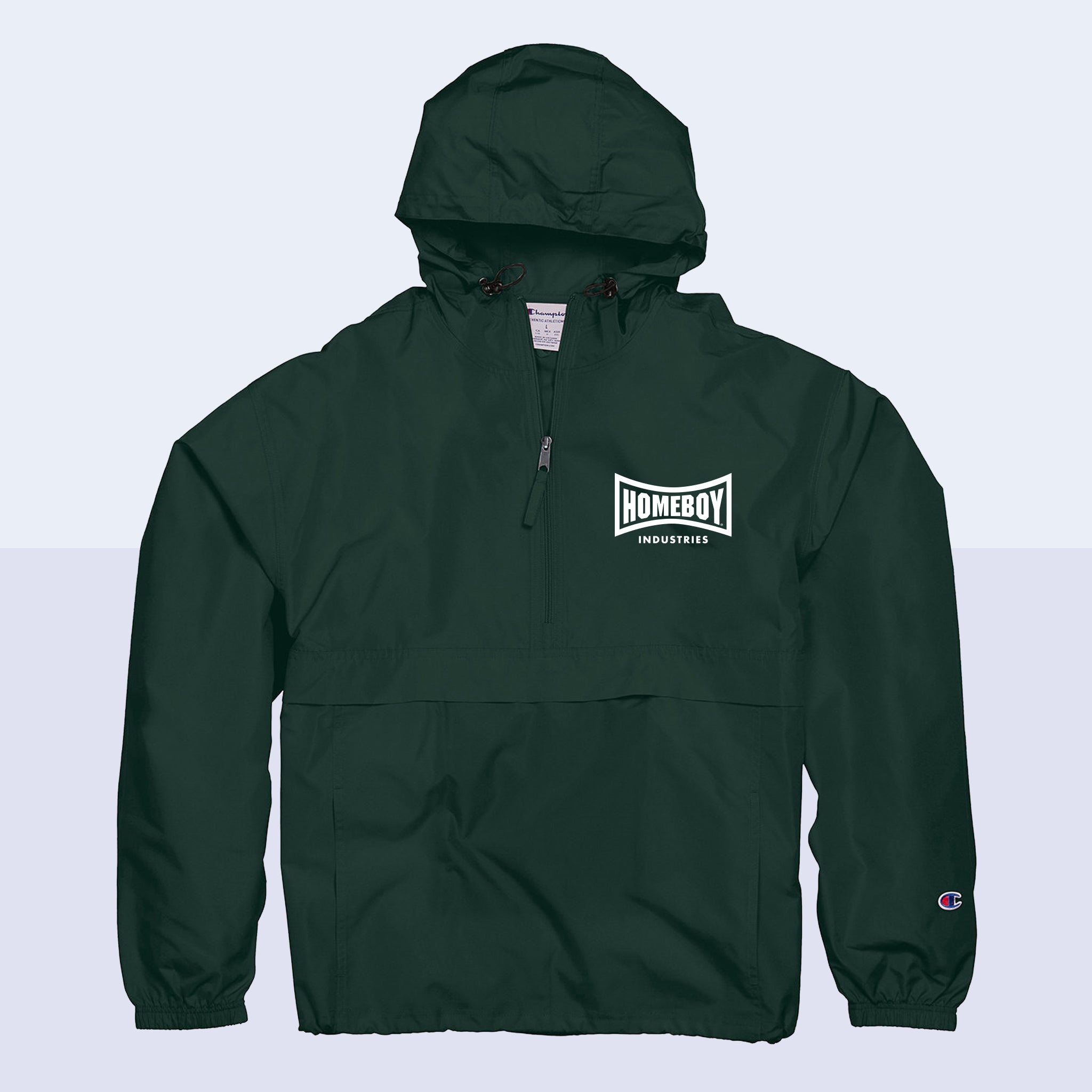 Champion Hunter Green Windbreaker - Main Image