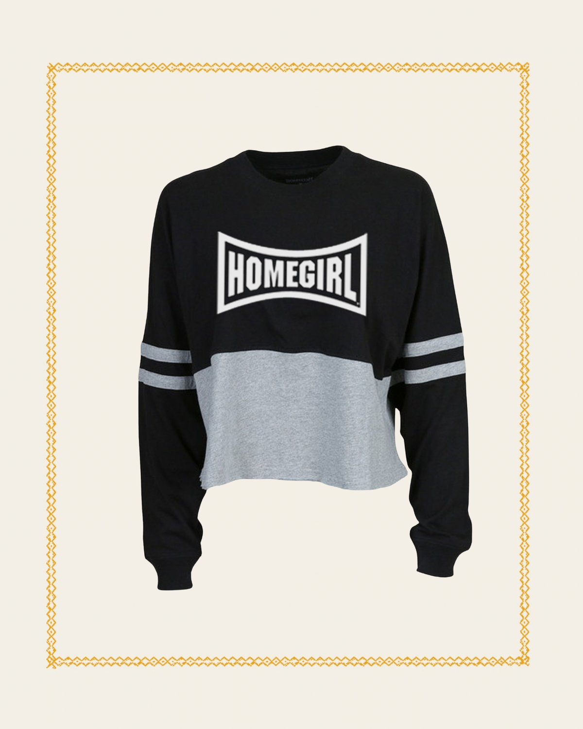 Homegirl Long Sleeve T-Shirt Two Tone