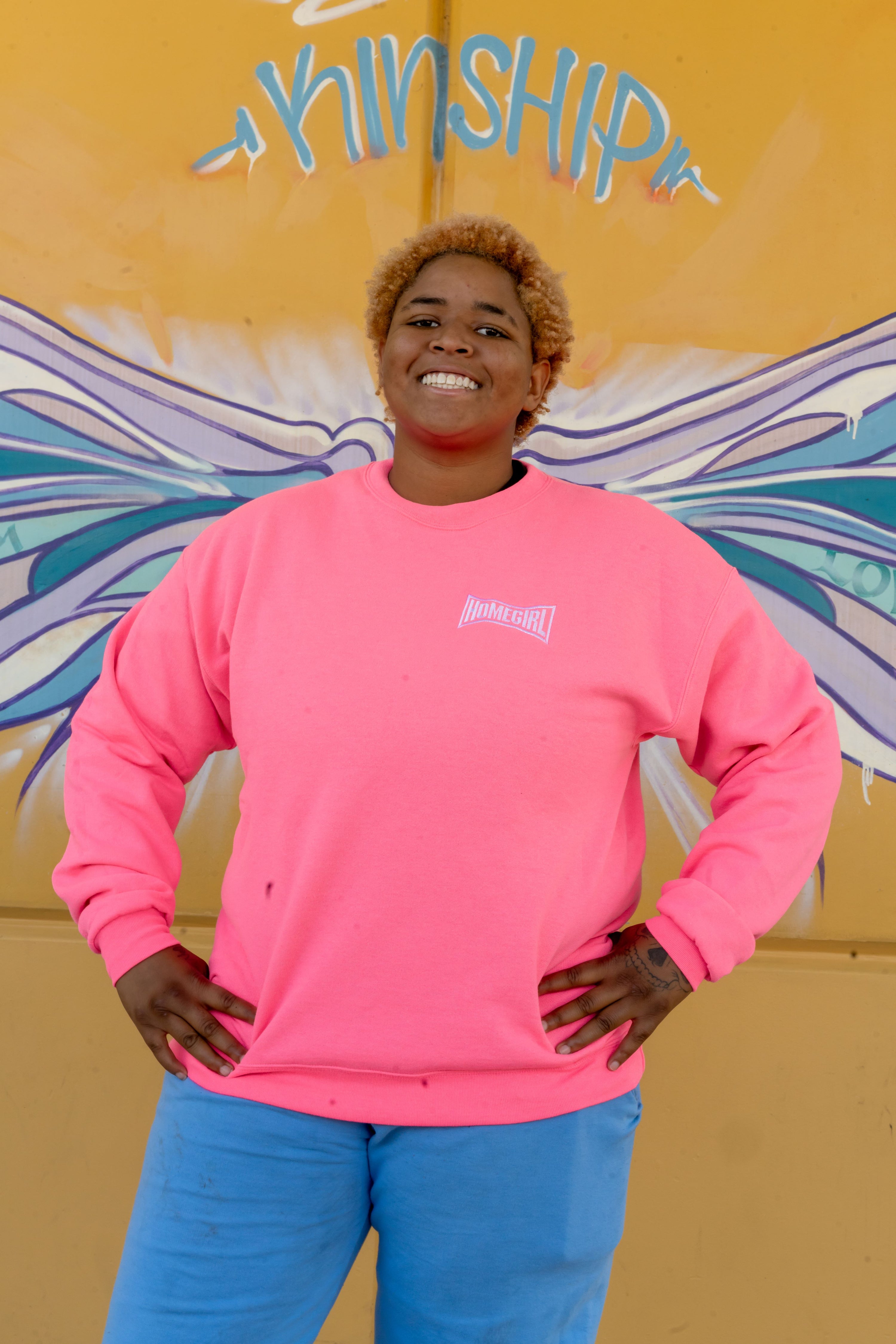 Homegirl Hot Pink Crewneck