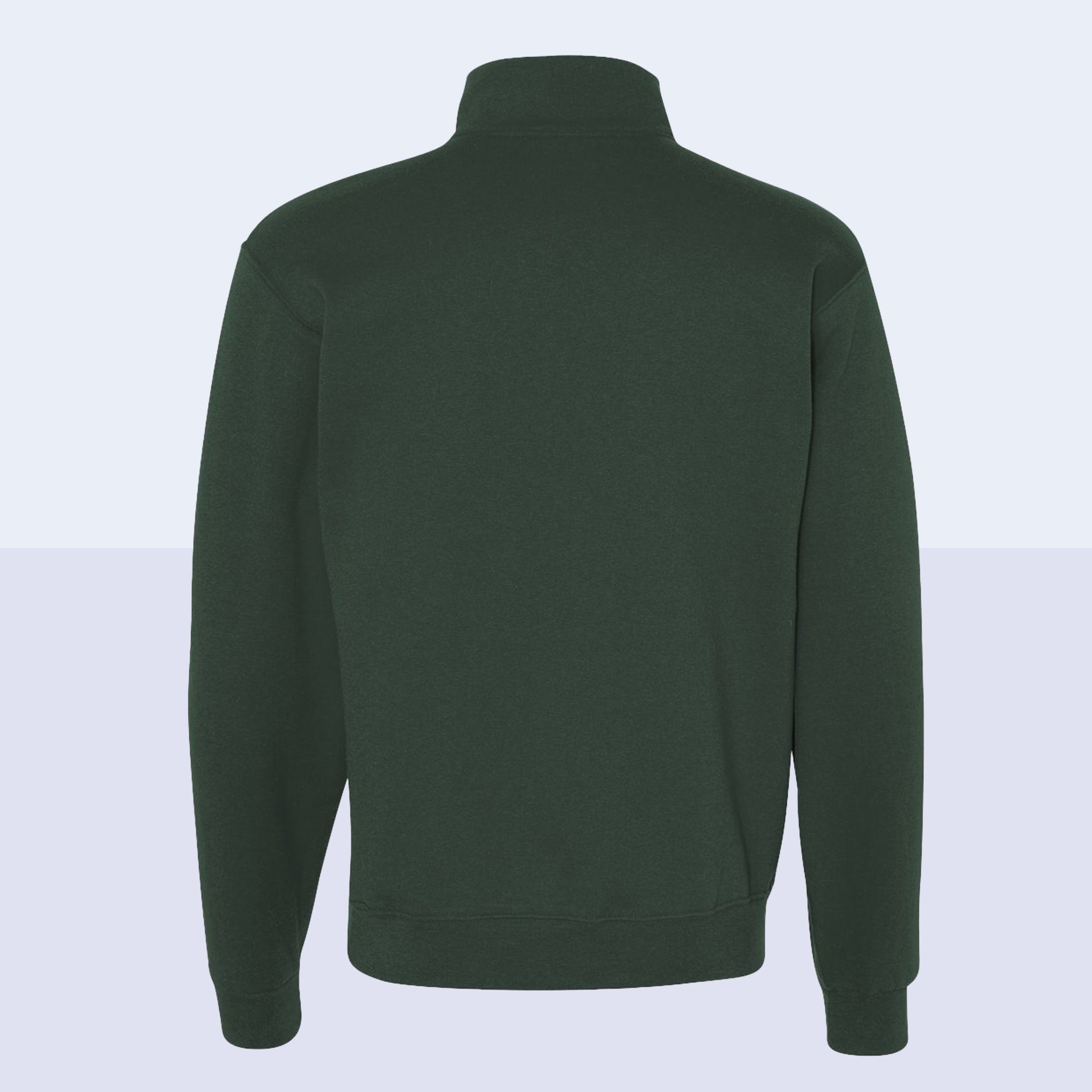JERZEES-Quarter-Zip-Sweatshirt-995MR_Hunter-Green-Back.jpg