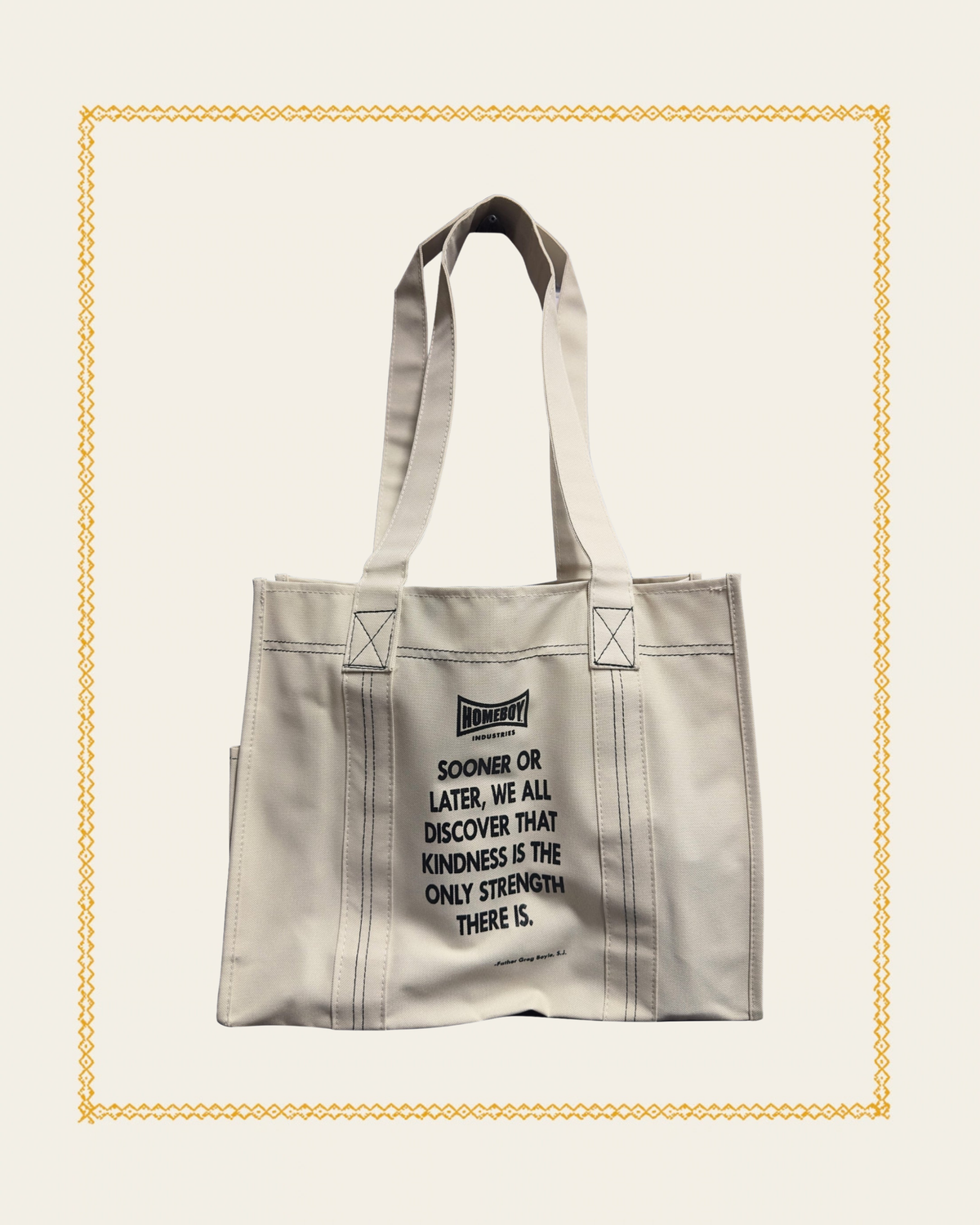 Kindness is the Only Strength Deluxe Tote Bag