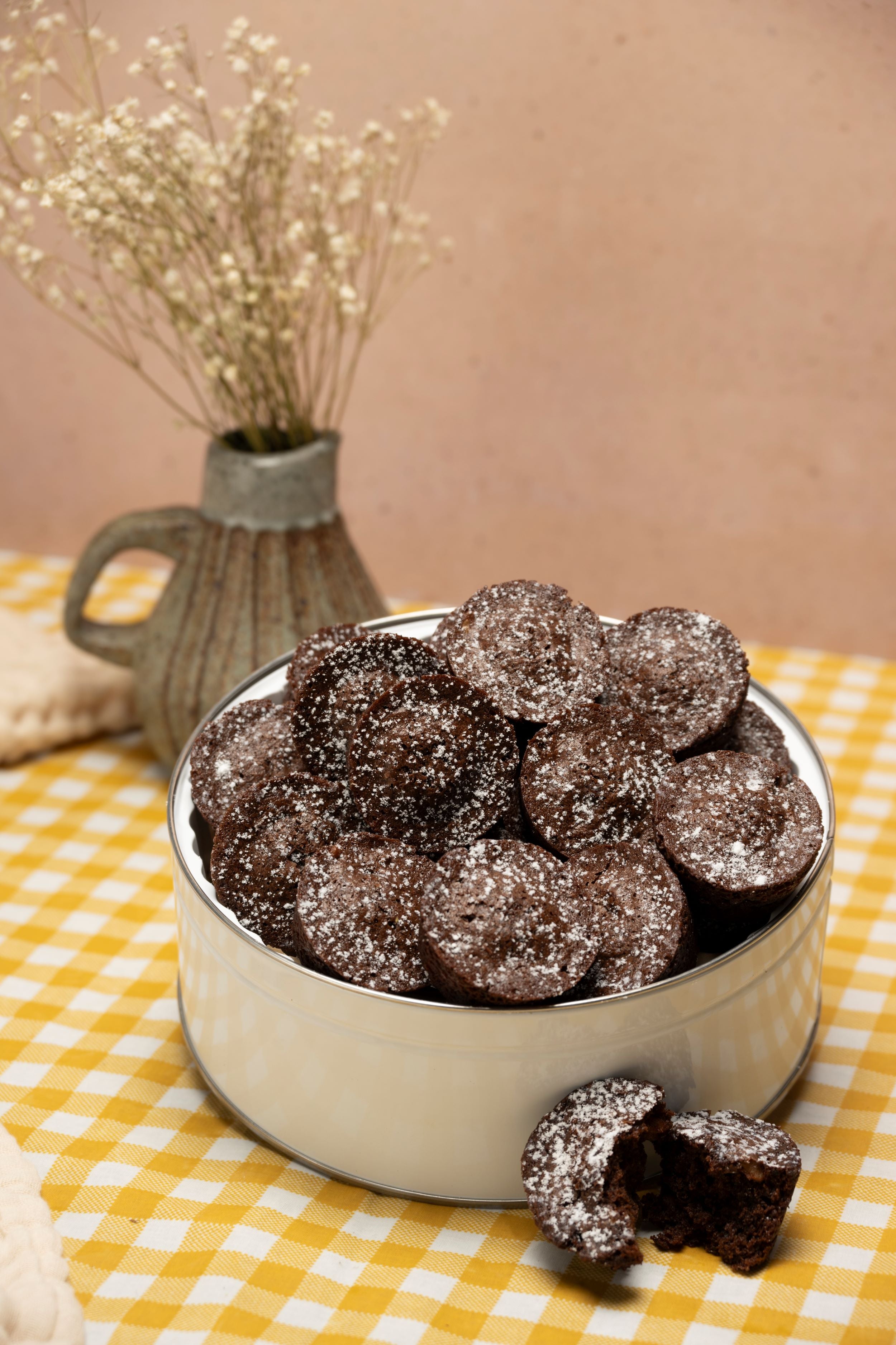 Vegan Walnut Brownie Tin